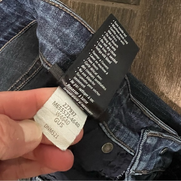 PAIGE Men’s Federal Slim Straight Stretch Jeans in Gus Wash (Darker Blue) - Picture 7 of 8